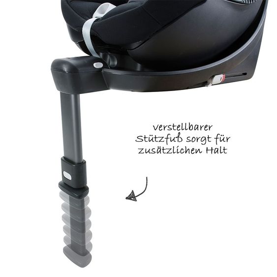 Cybex Reboarder-Kindersitz Sirona M2 i-Size inkl. Base - Phantom Grey