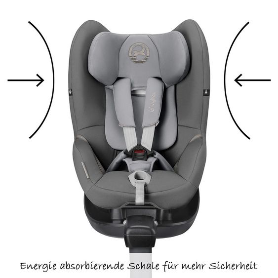 Cybex Reboarder-Kindersitz Sirona M2 i-Size - Manhattan Grey Mid Grey