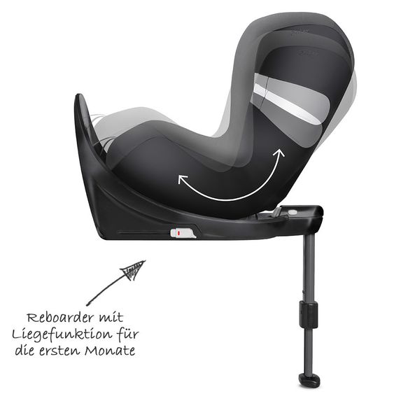 Cybex Reboarder-Kindersitz Sirona M2 i-Size - Manhattan Grey Mid Grey
