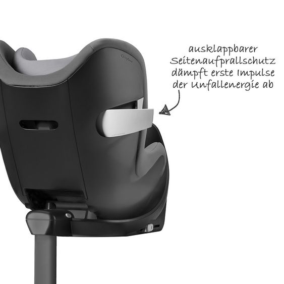 Cybex Reboarder-Kindersitz Sirona M2 i-Size - Manhattan Grey Mid Grey