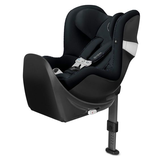 Cybex Reboarder-Kindersitz Sirona M2 i-Size mit Sensorsafe inkl. Base M - Urban Black