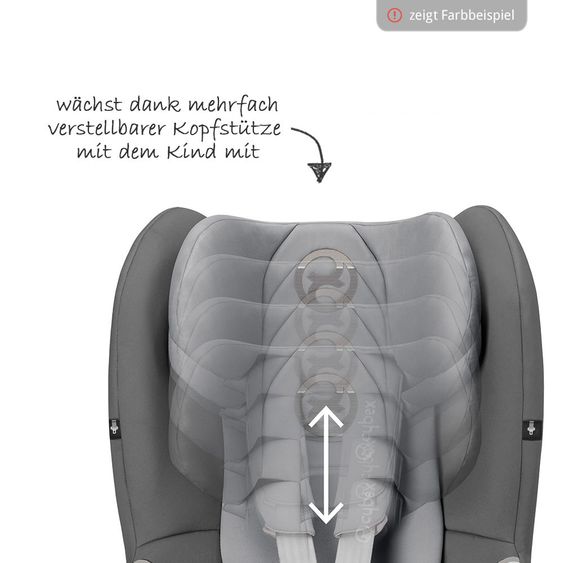 Cybex Reboarder-Kindersitz Sirona M2 i-Size - Mystic Pink