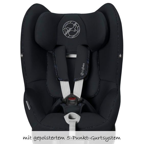 Cybex Reboarder-Kindersitz Sirona M2 i-Size - Urban Black