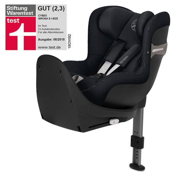 Cybex Reboarder-Kindersitz Sirona S i-Size inkl. Base M - Urban Black