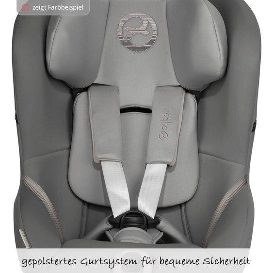 Cybex Reboarder-Kindersitz Sirona S i-Size inkl. Base - Passion Pink Purple