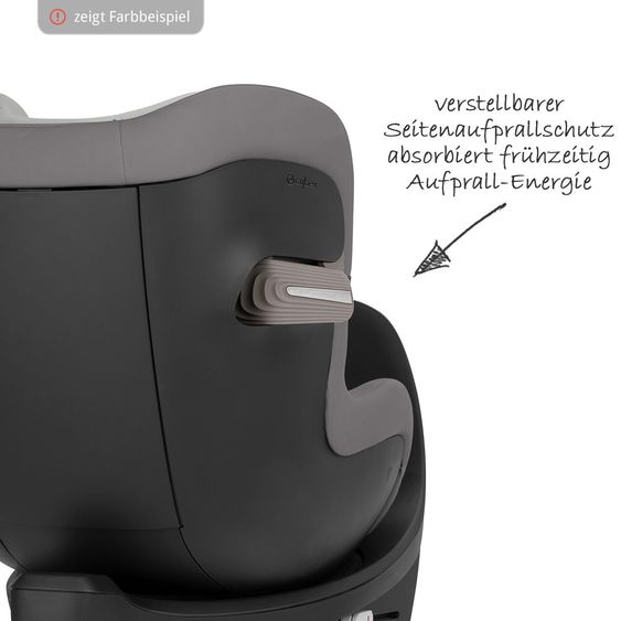 Cybex Reboarder-Kindersitz Sirona S i-Size inkl. Base - Passion Pink Purple