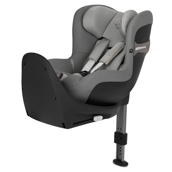 Cybex Reboarder-Kindersitz Sirona S i-Size inkl. Base - Pepper Black Dark Grey