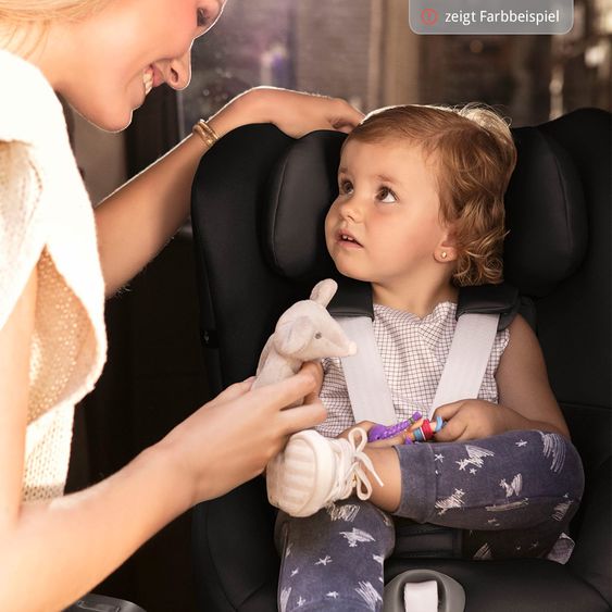 Cybex Reboarder-Kindersitz Sirona S i-Size mit Sensorsafe inkl. Base M - Urban Black