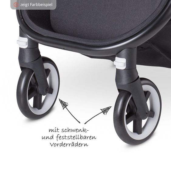 Cybex Passeggino Agis M-Air 4 - Lavastone Nero Nero