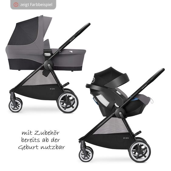Cybex Passeggino Agis M-Air 4 - Lavastone Nero Nero