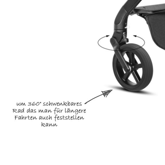 Cybex Sportwagen Balios S - Lavastone Black Black
