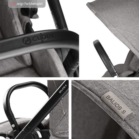 Cybex Sportwagen Balios S - Lavastone Black Black