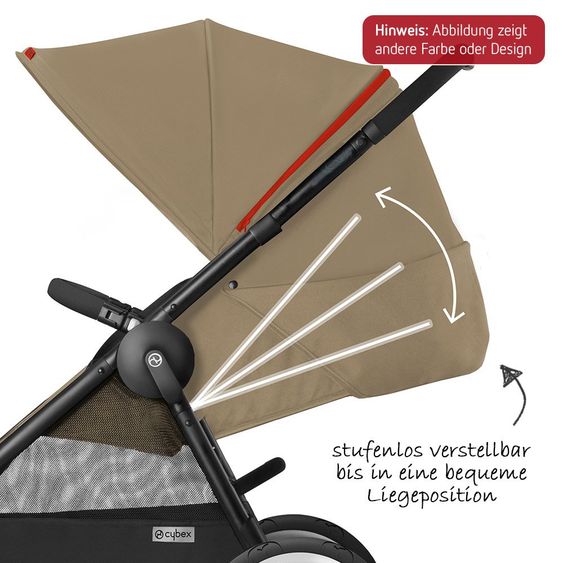 Cybex Sportwagen Eternis M3 - Autumn Gold Burnt Red