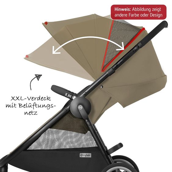Cybex Sportwagen Eternis M3 - Autumn Gold Burnt Red