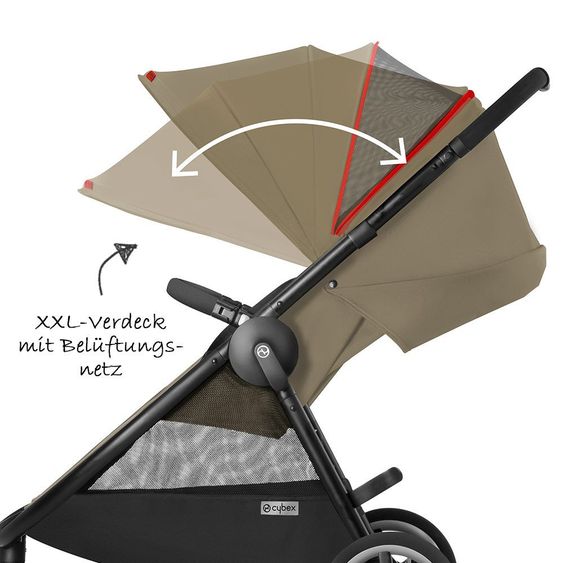 Cybex Sportwagen Eternis M3 - Coffee Bean Brown