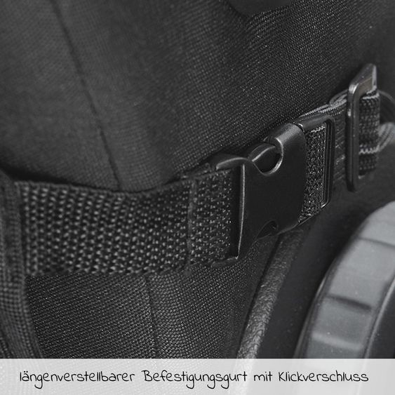 Diago Car Organizer Backrest Protector with Adjustable Tablet Holder - Black