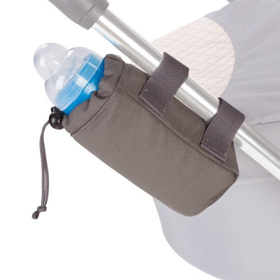 Diago Flaschenhalter für Kinderwagen - Grau