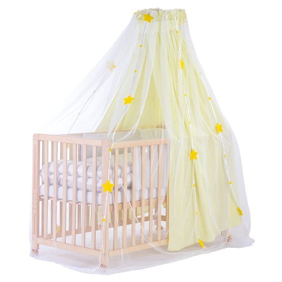 Diago Insektenschutz Star Sky für Kinderbett mit Himmel - Weiß