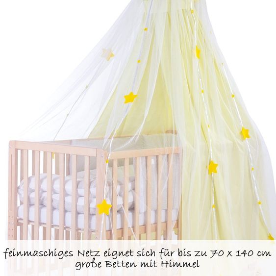 Diago Insektenschutz Star Sky für Kinderbett mit Himmel - Weiß