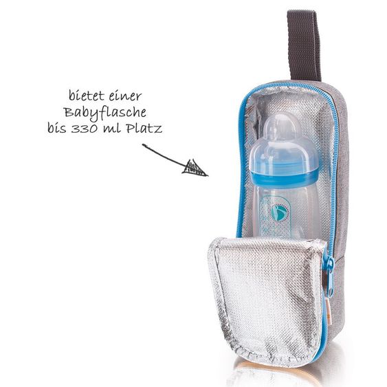 Diago Isoliertasche Deluxe - Grau Blau