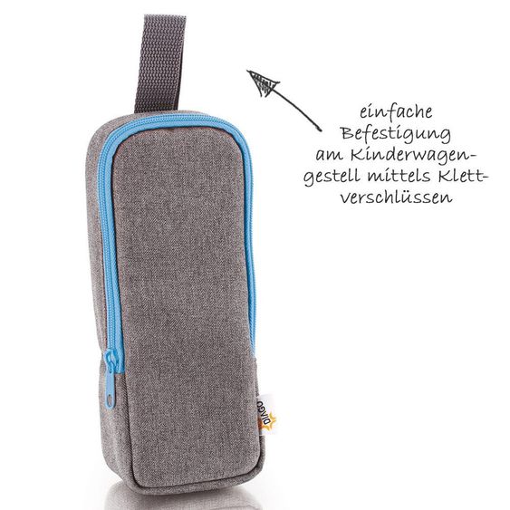 Diago Isoliertasche Deluxe - Grau Blau