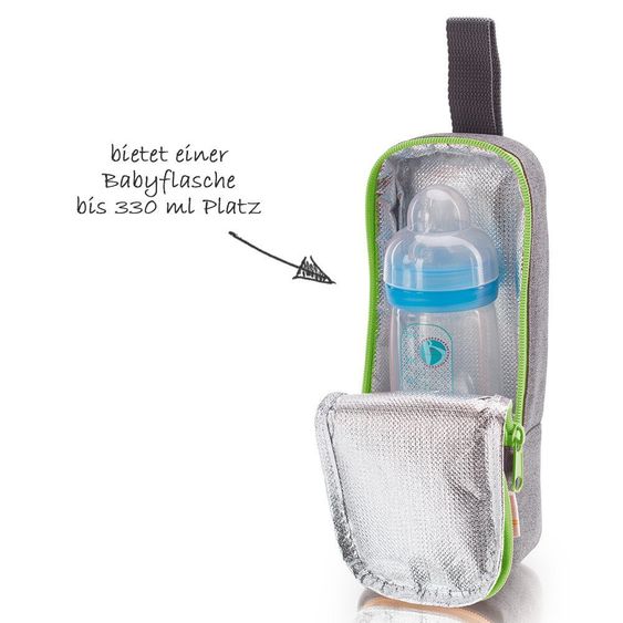 Diago Isoliertasche Deluxe - Grau Grün