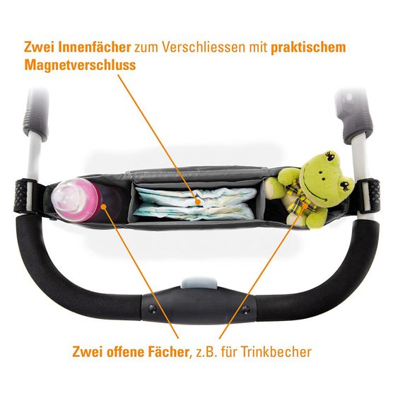 Diago Kinderwagen-Organizer Basic - Grau