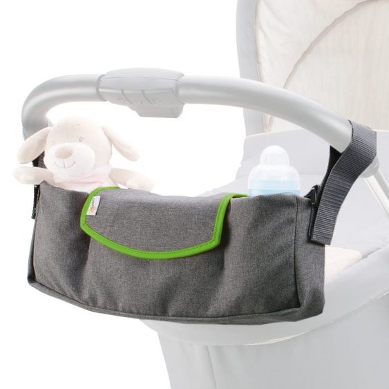 Diago Kinderwagen-Organizer - Grau Grün