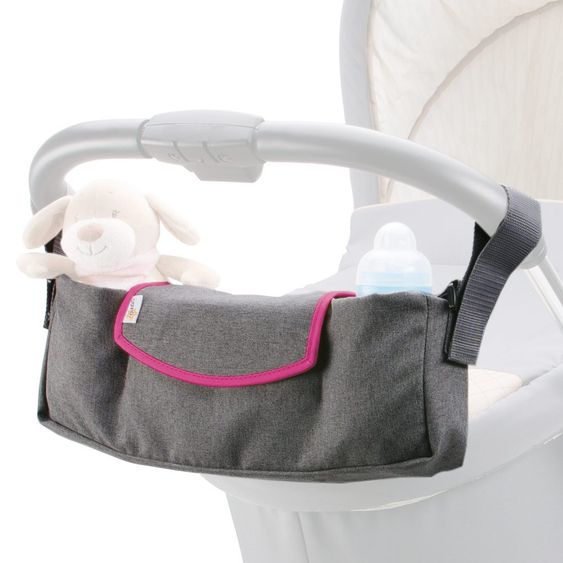 Diago Kinderwagen-Organizer - Grau Magenta