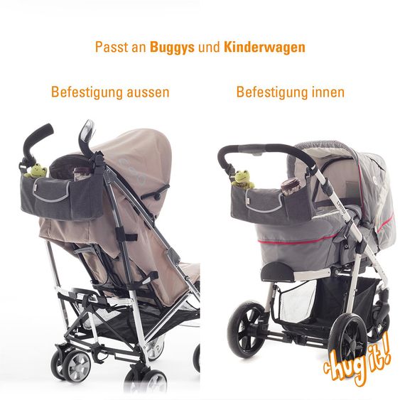 Diago Kinderwagen-Organizer Hug it! Universal + Befestigungssystem