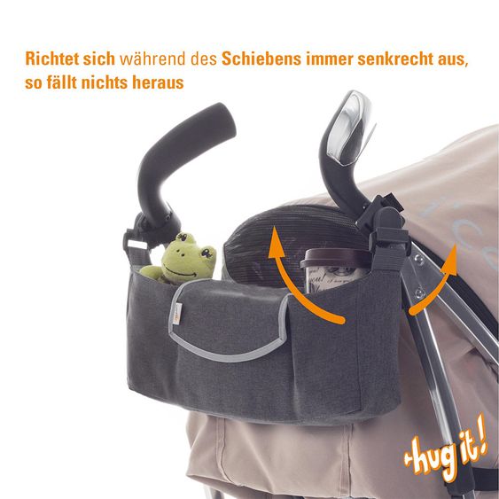 Diago Kinderwagen-Organizer Hug it! Universal + Befestigungssystem