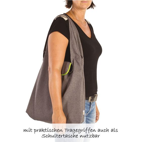Diago Kinderwagen-Tasche Deluxe - Grau Grün