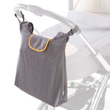 Borsa per carrozzina Deluxe - Grigio Arancione