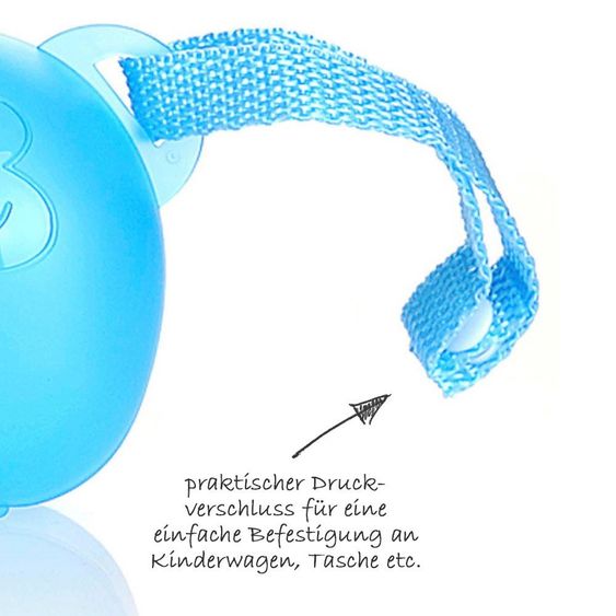 Diago Schnullerbox - Blau