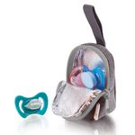 Deluxe pacifier bag - gray