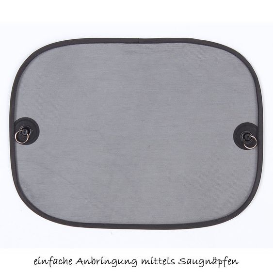 Diago Sunshades for side or rear windows 2 pack - Black