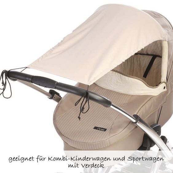 Diago Awning microfibre for stroller 50+ - Beige