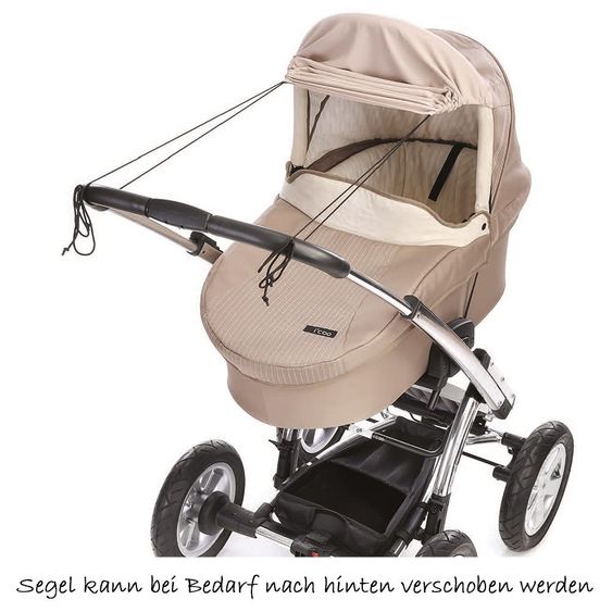 Diago Awning microfibre for stroller 50+ - Beige