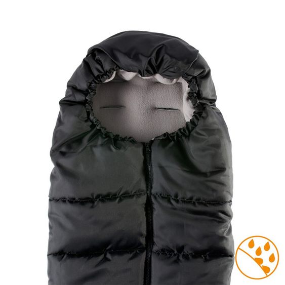 Diago Thermo-Fußsack Standard - Schwarz Grau