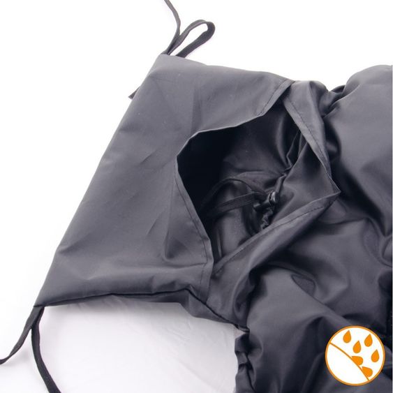Diago Thermo-Fußsack Standard - Schwarz Grau