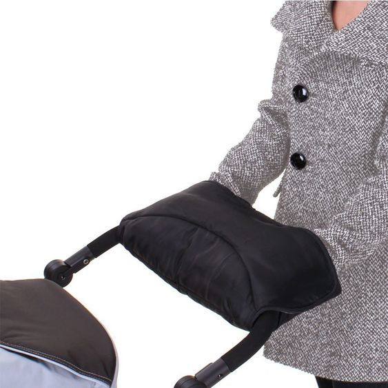 Diago Thermo-Handmuff - Pünktchen Schwarz Weiß