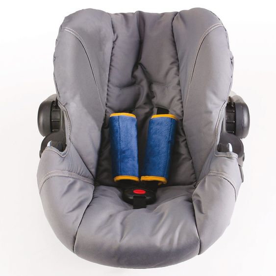 Diago Wende-Gurtpolster 2er Pack - Blau Orange