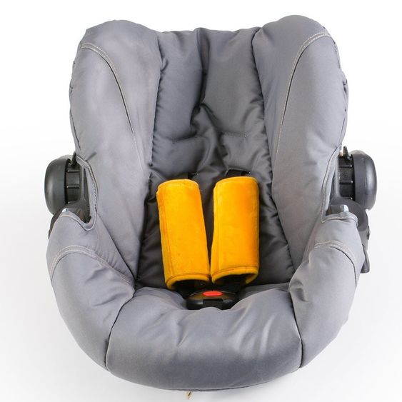 Diago Wende-Gurtpolster 2er Pack - Blau Orange