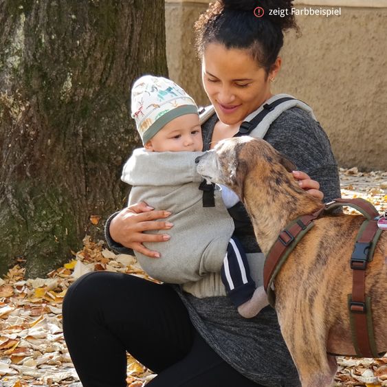 Didymos Babytrage DidyFix Fullbuckle ab Geburt - 3,5 kg - 20 kg - Anhock-Spreiz-Haltung, Bauch-, Rücken- und Hüfttrageweise, 100 % kbA-Baumwolle - Rusty Red