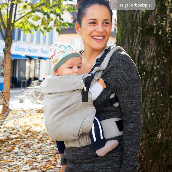 Didymos DidyFix Fullbuckle baby carrier from birth - 3.5 kg - 20 kg - squat-spread position, tummy, back and hip carry, 100% organic cotton - Rusty Red