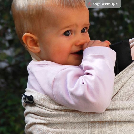 Didymos Baby sling from birth - 3.5 kg - 20 kg - spread-squat position, tummy, back and hip carry, 100 % organic cotton 68 x 470 cm - Prima - Pastel