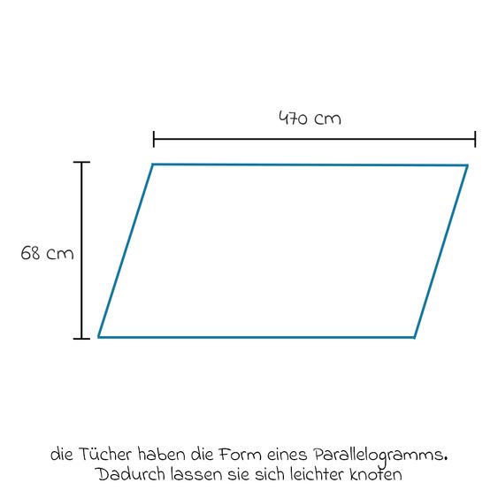 Didymos Babytragetuch ab Geburt - 3,5 kg - 20 kg - Anhock-Spreiz-Haltung, Bauch-, Rücken- und Hüfttrageweise, 100 % kbA-Baumwolle 68 x 470 cm - Prima - Pastell