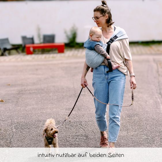 Didymos Hüfttrage DidyHip ab 5 Monate - 3 Jahre, 5,5 - 20 kg - Anhock-Spreiz-Haltung, Hüfttrageweise - Uni - Ozean