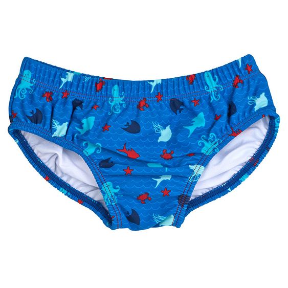 Dimotex Bade-Windelhose Fische - Blau - Gr. 62/68