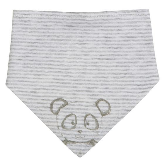Dimotex Halstuch Panda - Streifen - Grau Melange